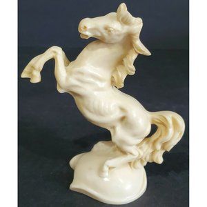 A. SANTINI Rearing Horse Figure Sculpture Statue figurine made in Italy 5" high